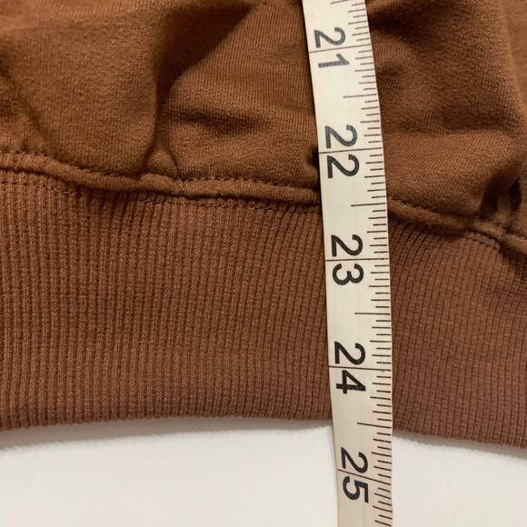 SHEIN NWOT Brown Long Sleeve Graphic Sweatshirt Medium - Picture 9 of 9